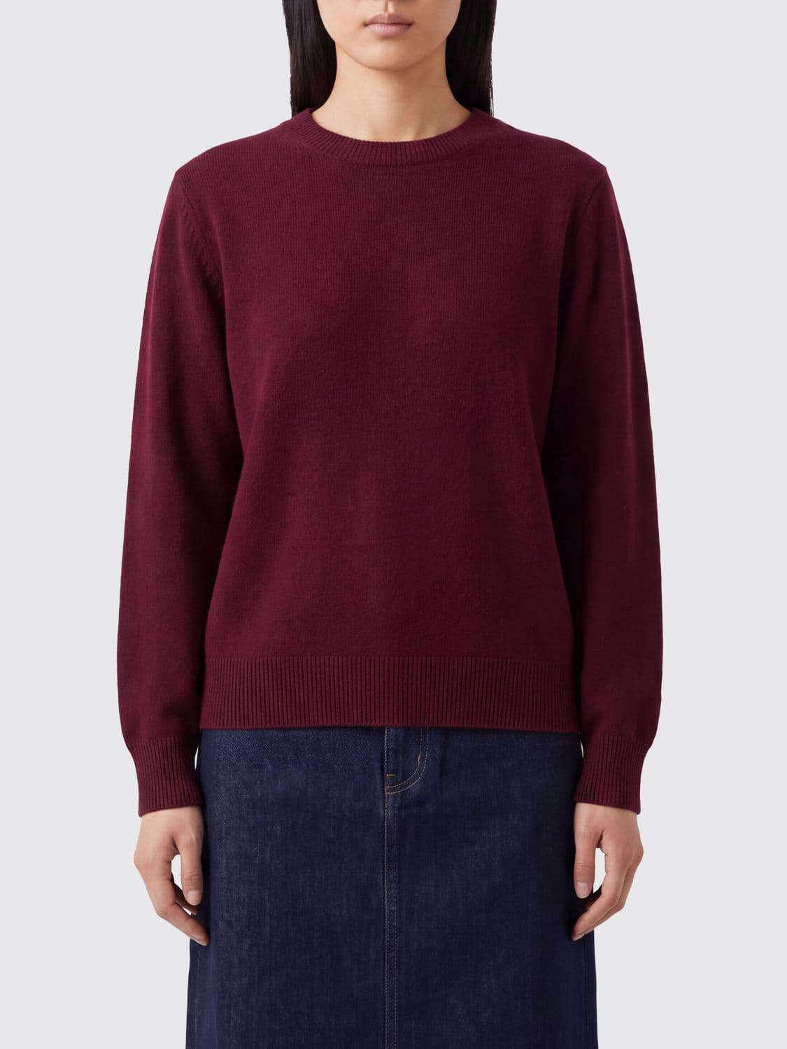 Lisa Yang Pure Cashmere Crewneck Jumper with Ribbed Hems · 2