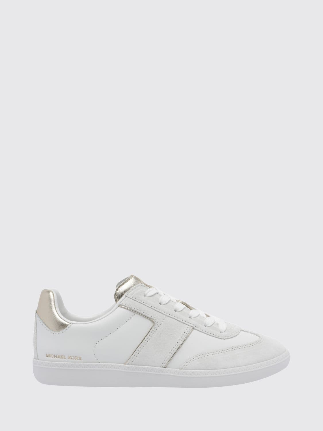 Michael Kors Low-Top Trainers in Leather and Suede with Round Toe