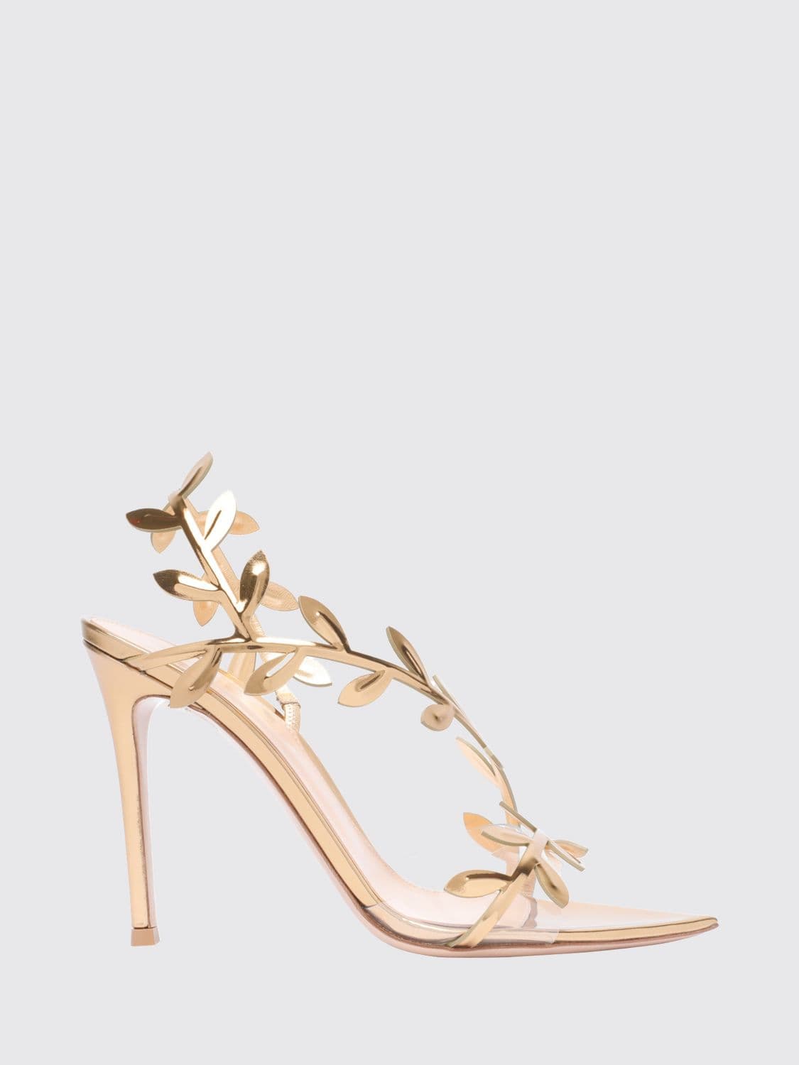 Gianvito Rossi Flavia High-Heel Slingback Sandals in Patent Leather