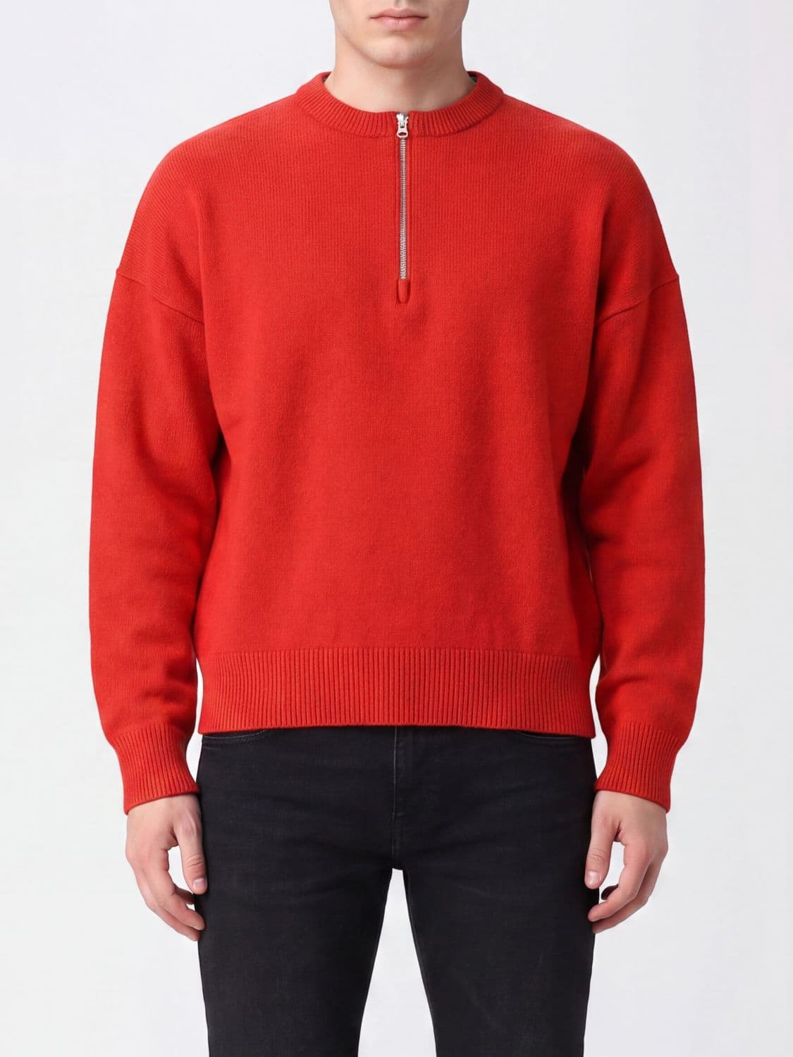 Extreme Cashmere Half-Zip Dropped Shoulder Cashmere-Blend Jumper