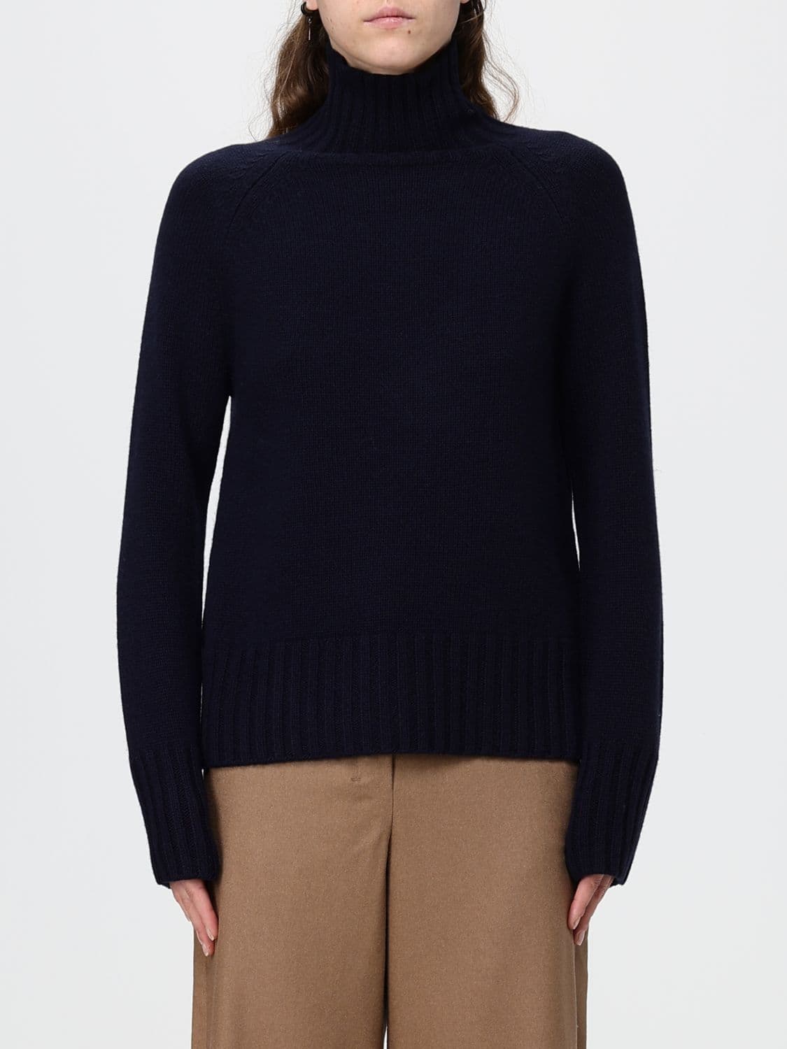's Max Mara Wool and Cashmere Blend Turtleneck with Long Sleeves