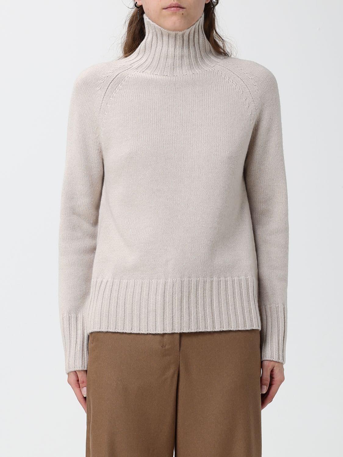 's Max Mara Wool and Cashmere Blend Turtleneck with Long Sleeves