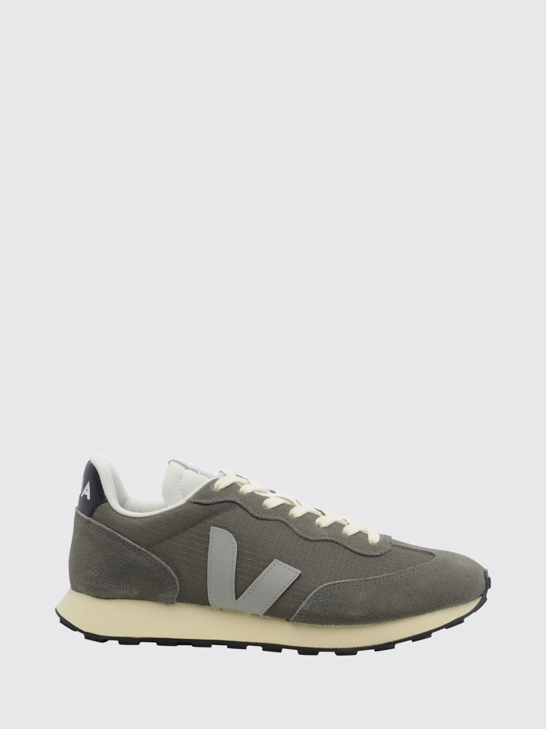 Veja Rio Branco II Two-Tone Suede and Ripstop Nylon Sneakers