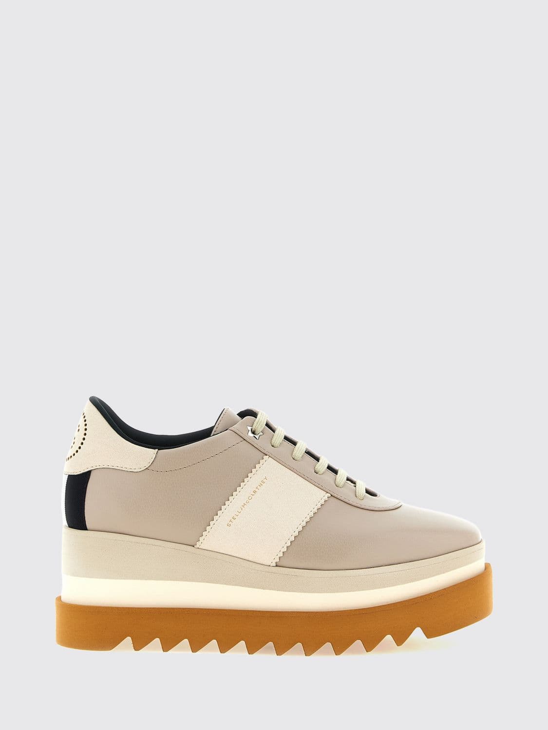 Stella Mccartney Elyse Eco Alter Mat Platform Lace-ups with Bicolour Pattern