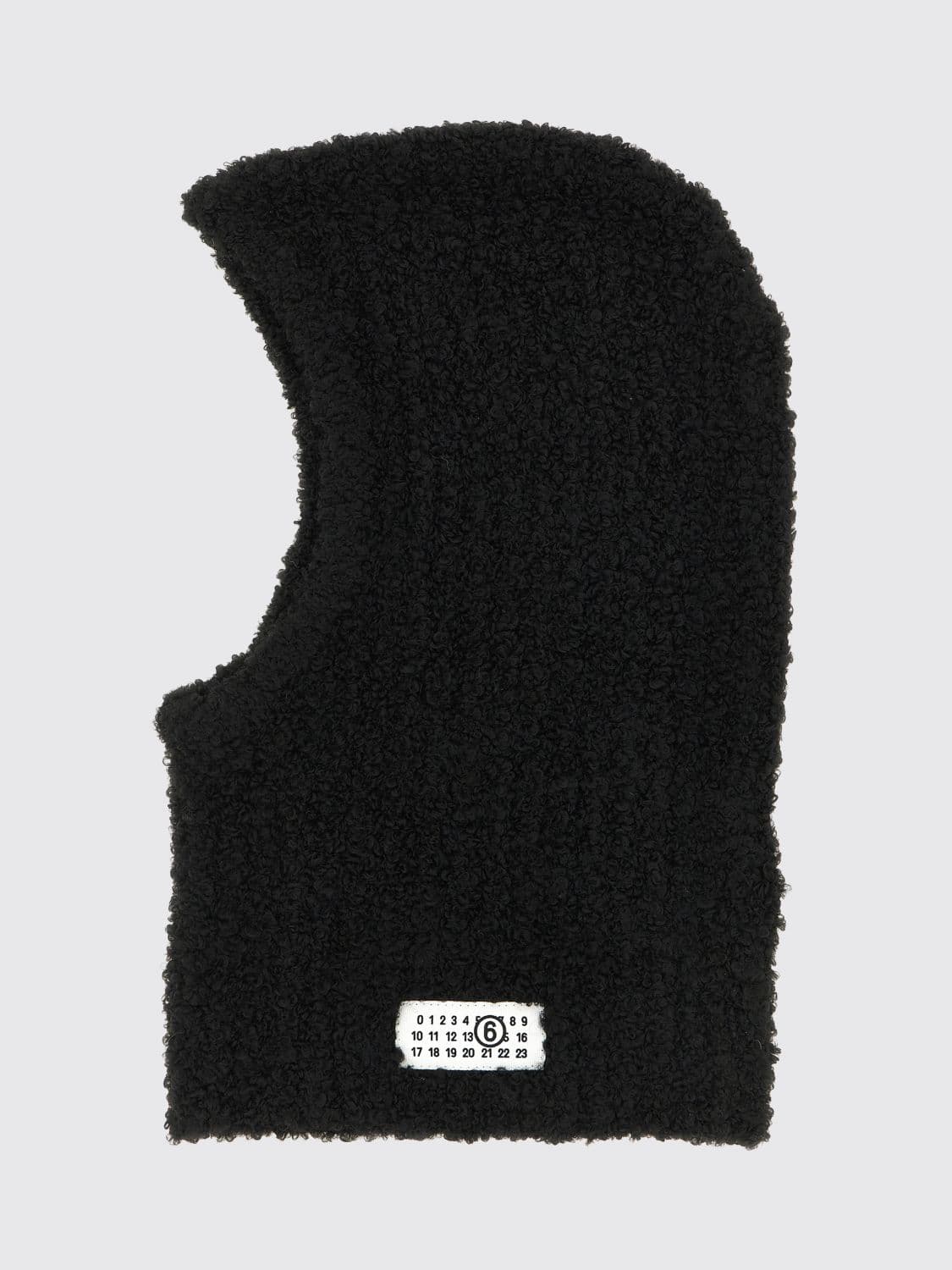Mm6 Maison Margiela Wool Blend Balaclava with Numeric Logo · S