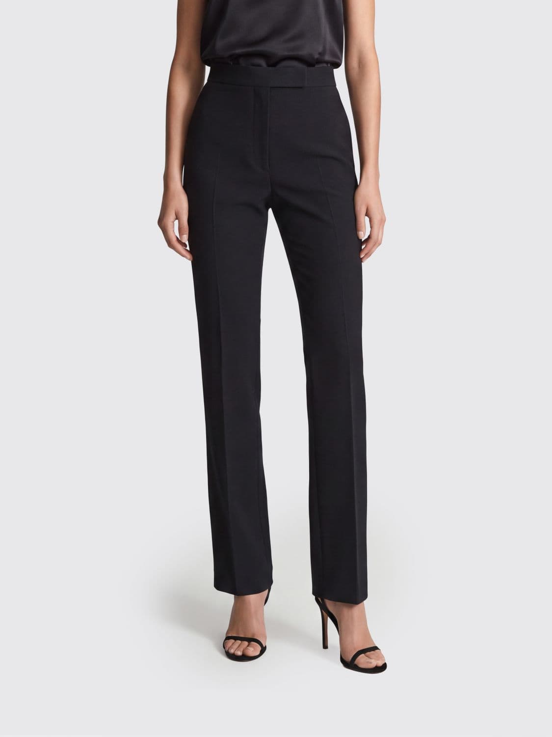Tom Ford Skinny Wool Trousers with Off-Centre Closure