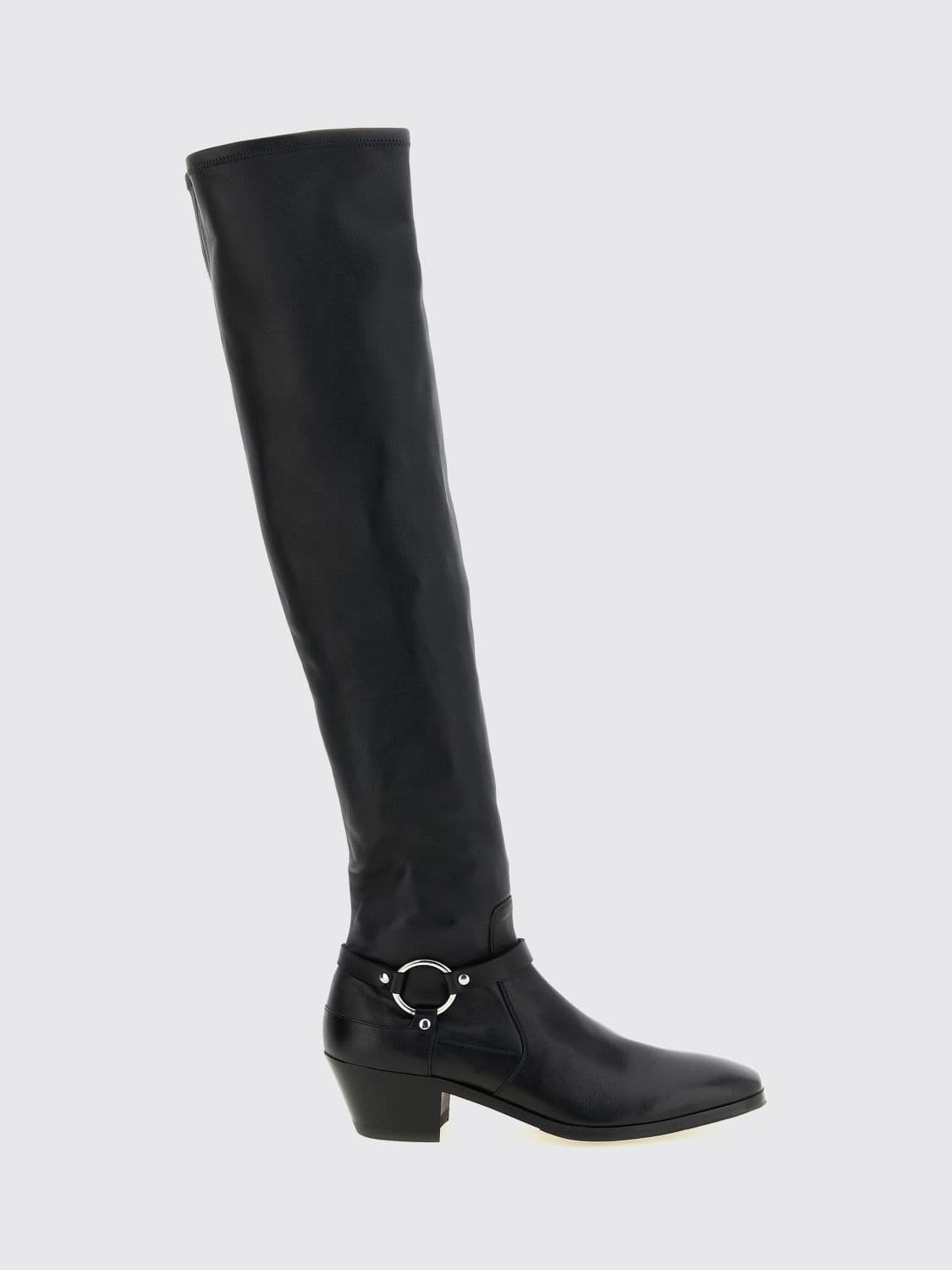 Tom Ford Texas-Style Over-the-Knee Cuissardes Boots in Smooth Leather