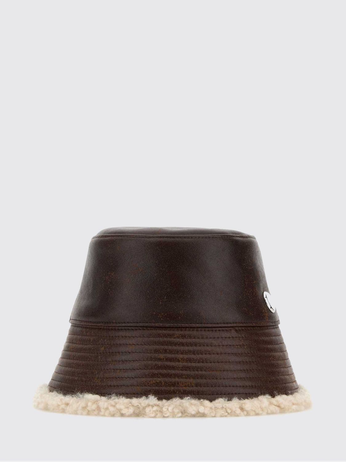 Stella Mccartney Eco Alter Mat Bucket Hat with Metallic Logo