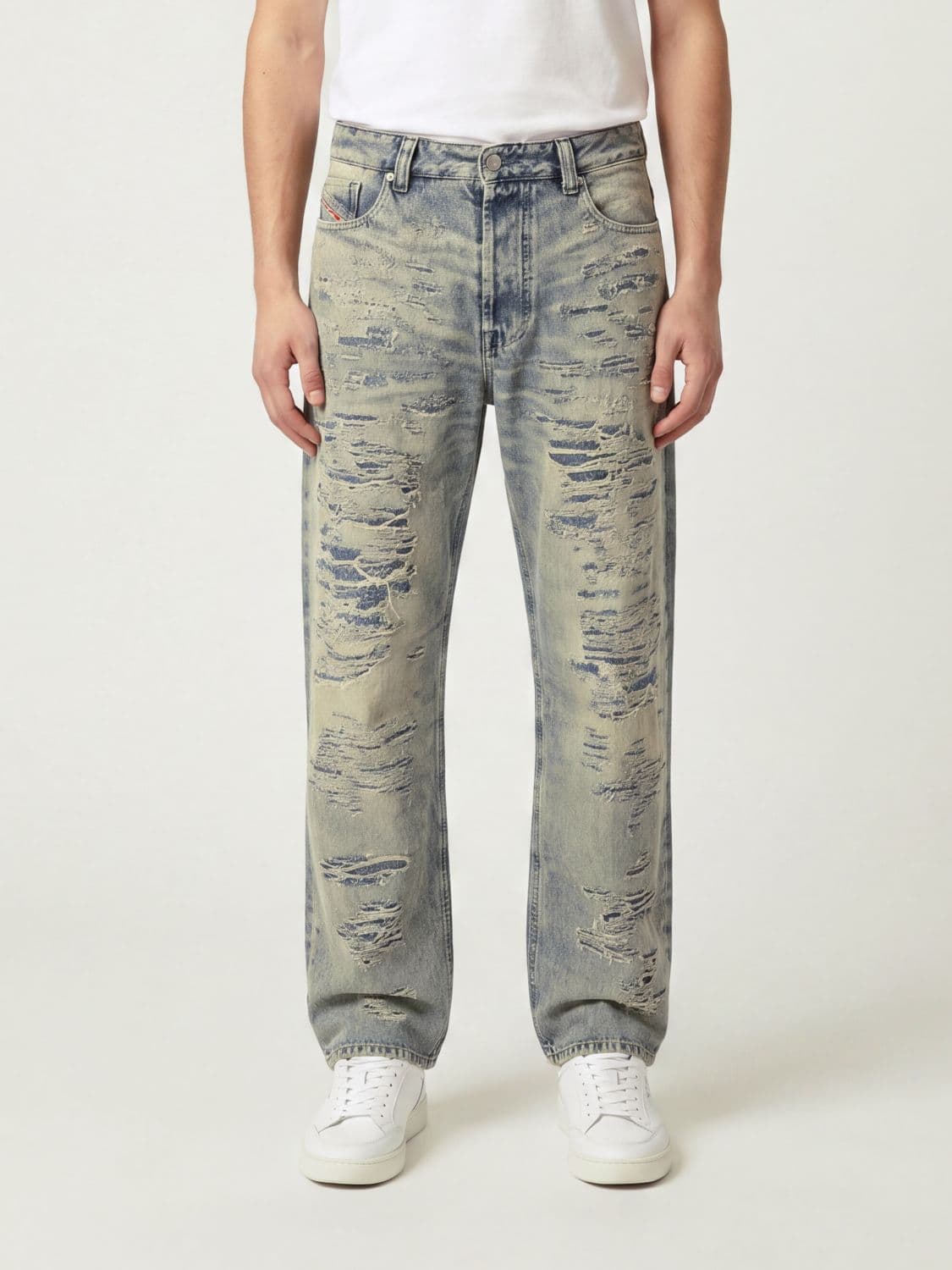 Diesel 1980 D-Eeper Skinny Fit Jeans in Stretch Cotton Denim