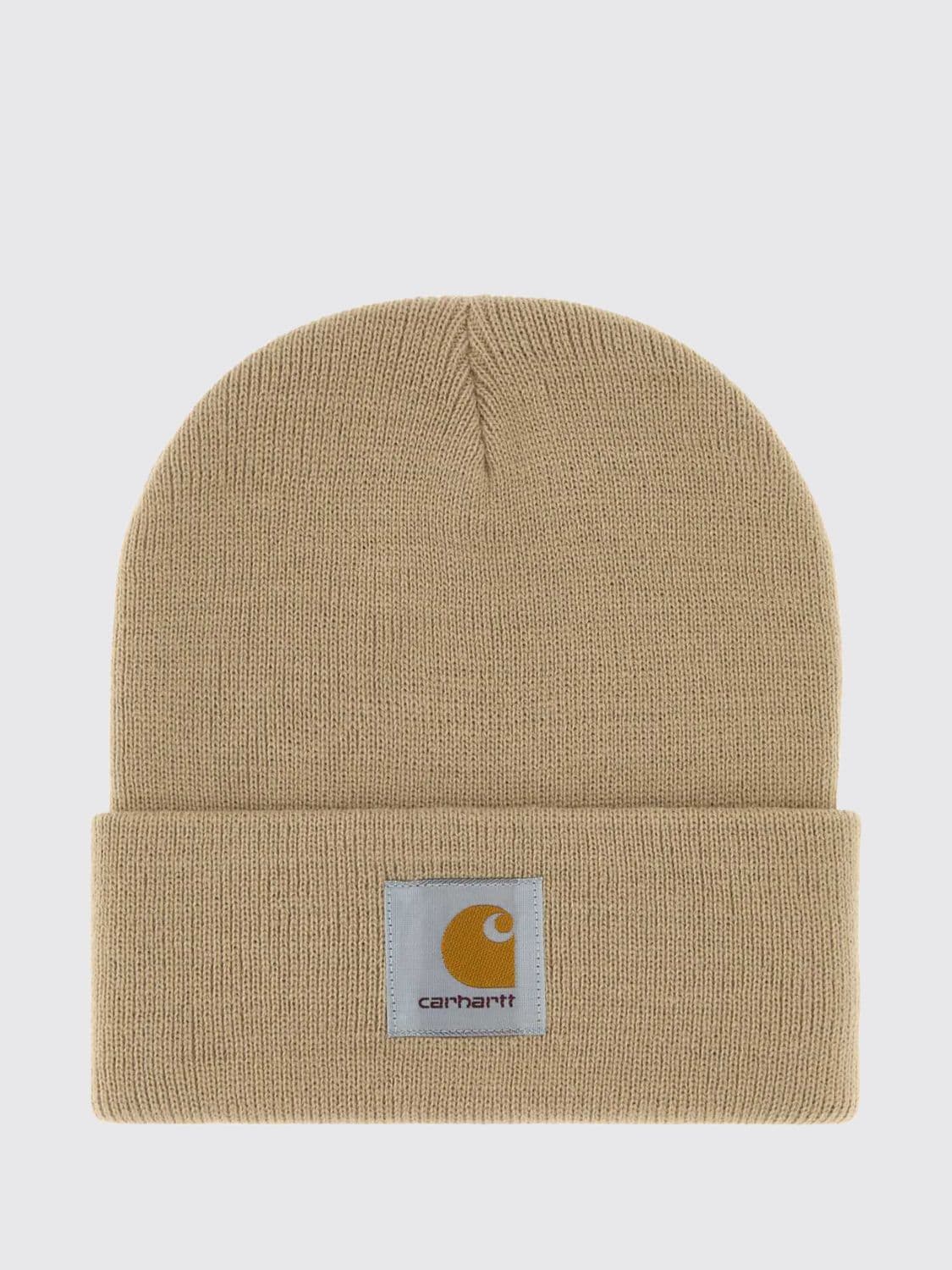 Carhartt Wip Acrylic Beanie Hat with Cuffed Brim and Embroidered Logo