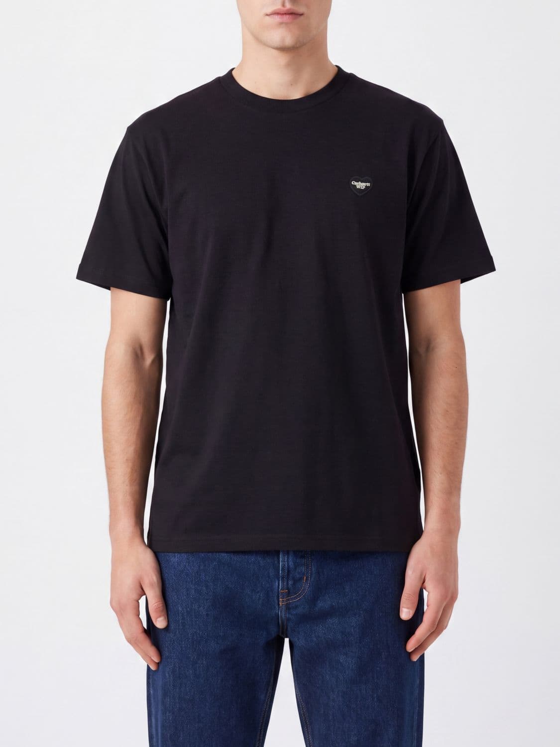 Carhartt Wip Short-Sleeve Organic Cotton T-Shirt with Contrast Logo