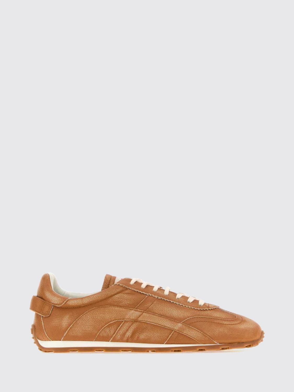 Dsquared2 White Nappa Leather Low-Top Trainers with Applied Logo