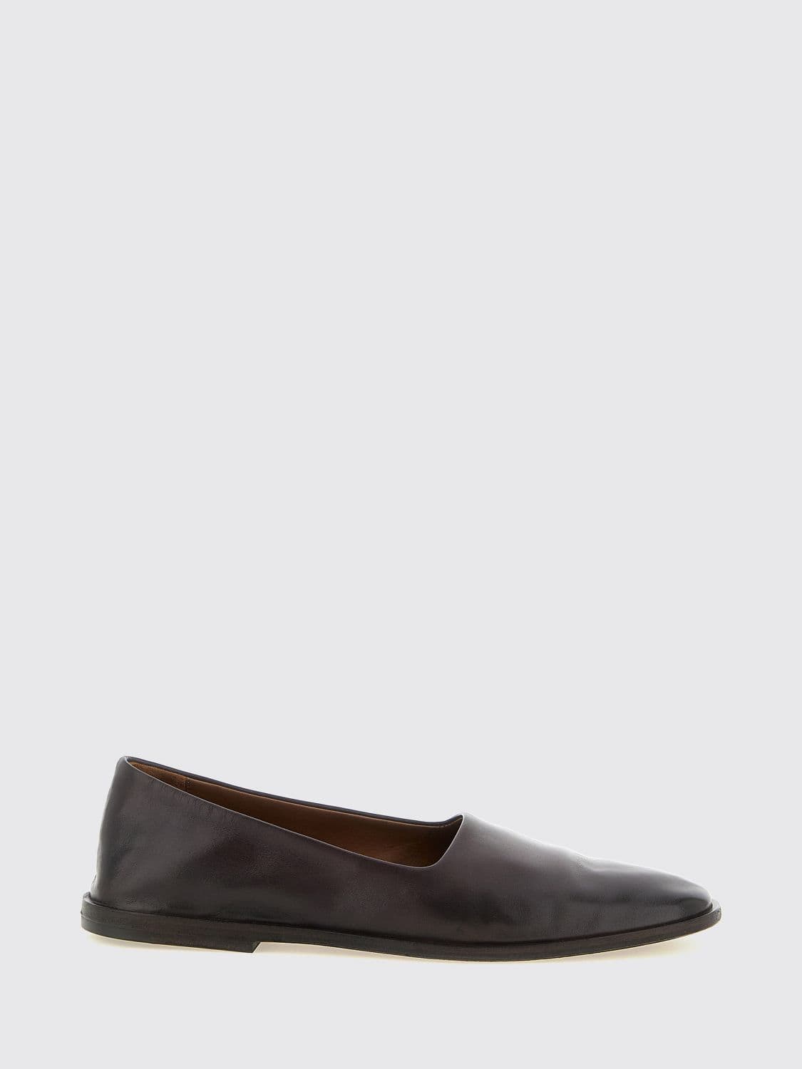 Marsèll Stesa Pantofola Smooth Calf Leather Ballet Flats with Round Toe