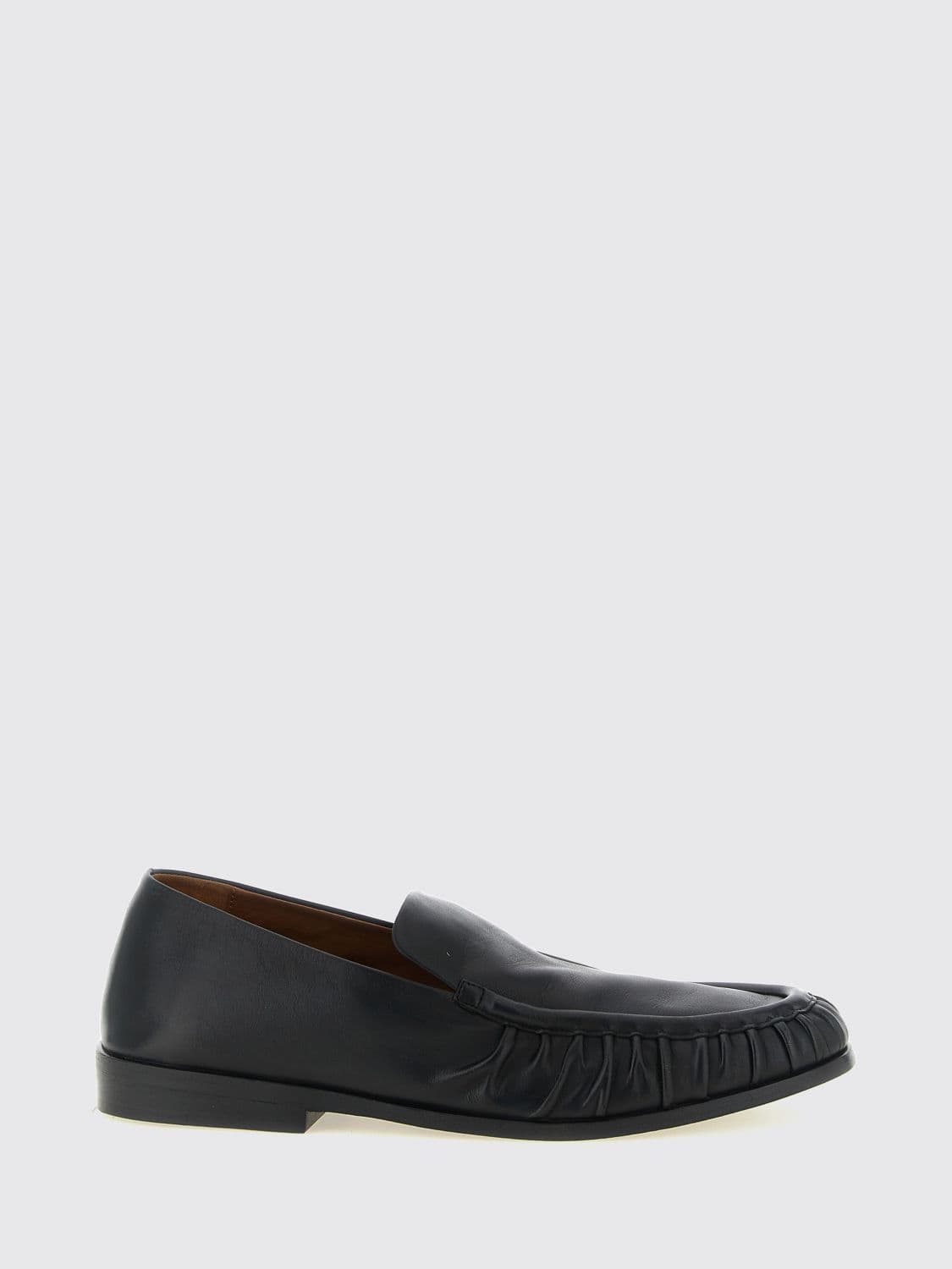Marsèll Ruched Calfskin Loafers with Raised Seams