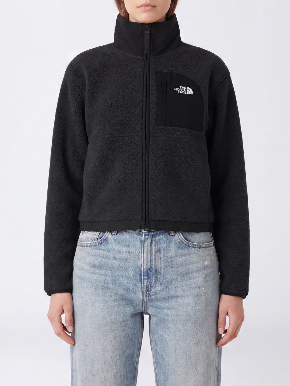 The North Face Yumiori Off-Peak High-Neck Fleece Jacket with Contrast Logo