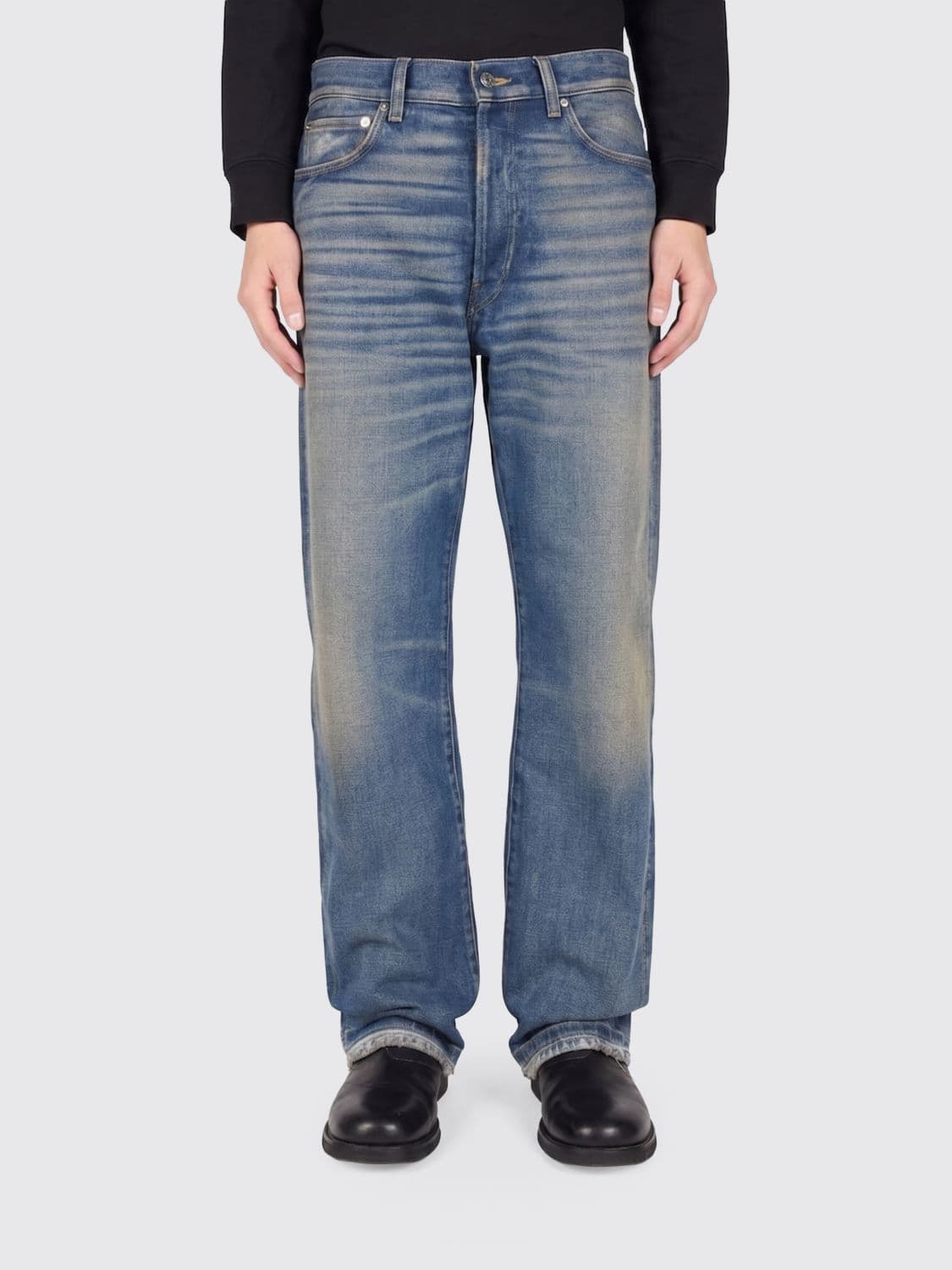 Haikure Achilles Wide-Leg Jeans in Bleached Denim