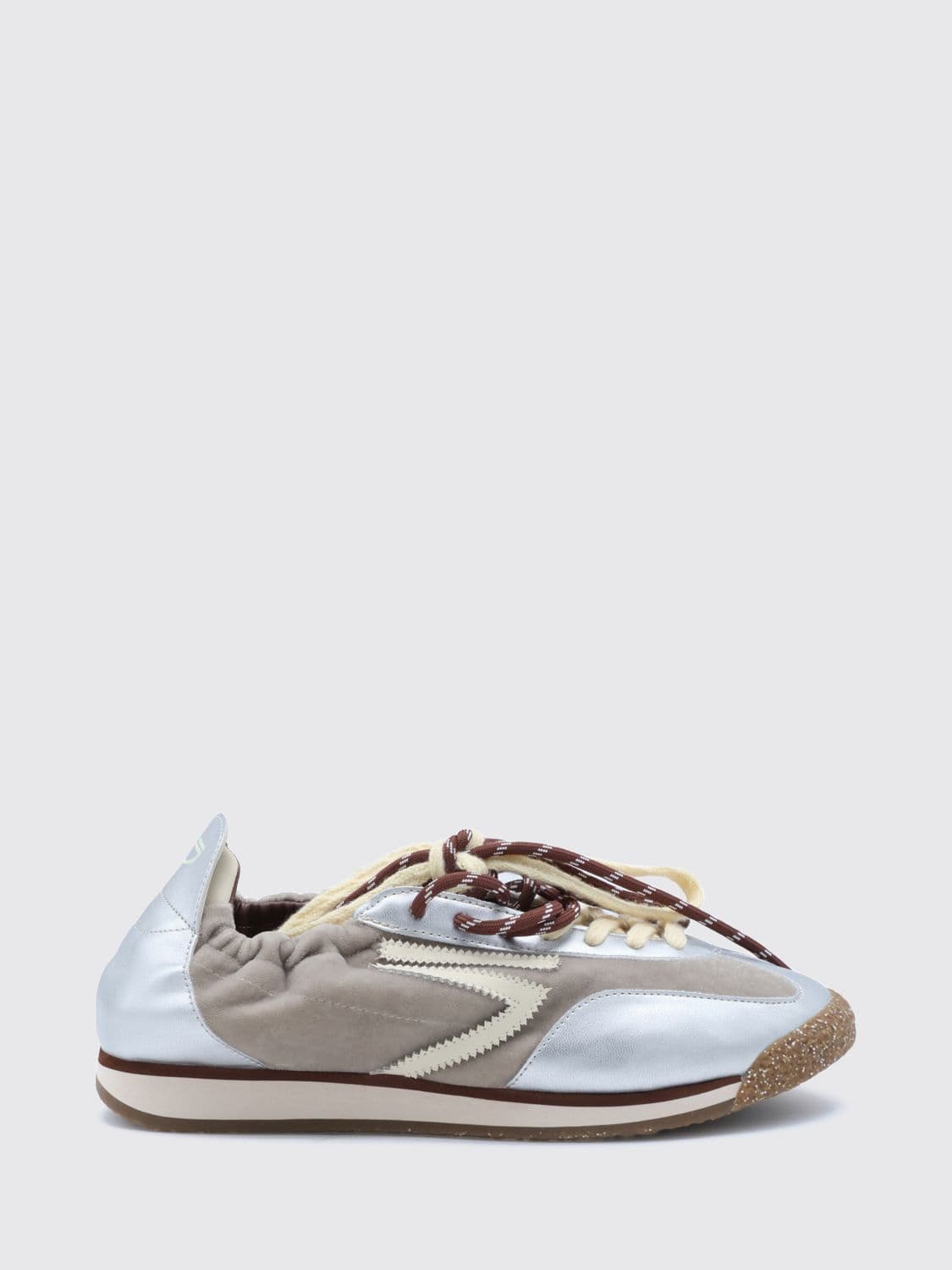 Puraai 6.02 Panther Low-Top Sneakers in Vegan Leather and Velvet