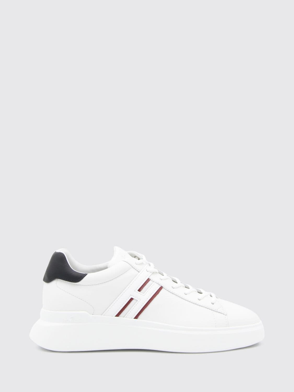 Hogan H580 Smooth Calfskin Sneakers with Contrasting H Logo
