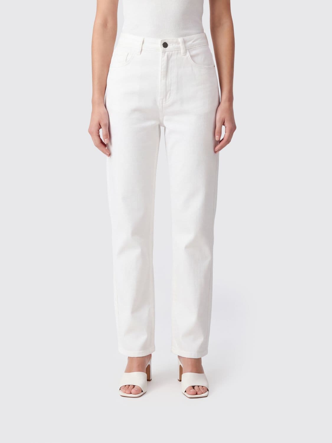 Rohe Jeans Woman color White