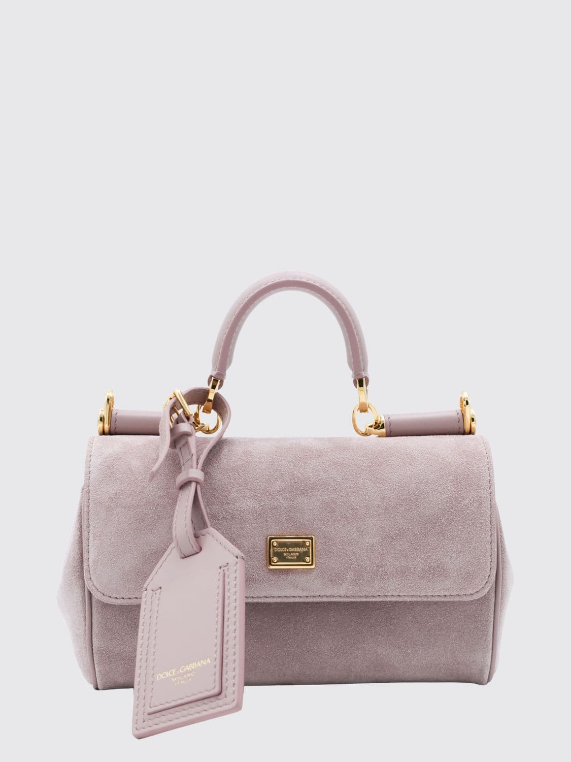 Dolce & Gabbana My Sicily Mini Leather Handbag with Removable Strap · OS