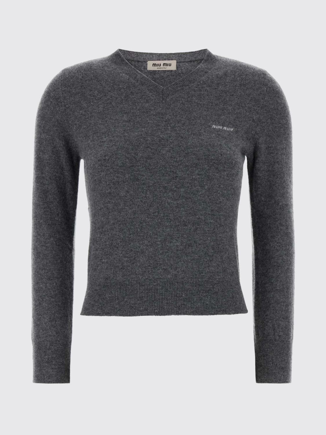 Miu Miu Sweater Woman color Charcoal