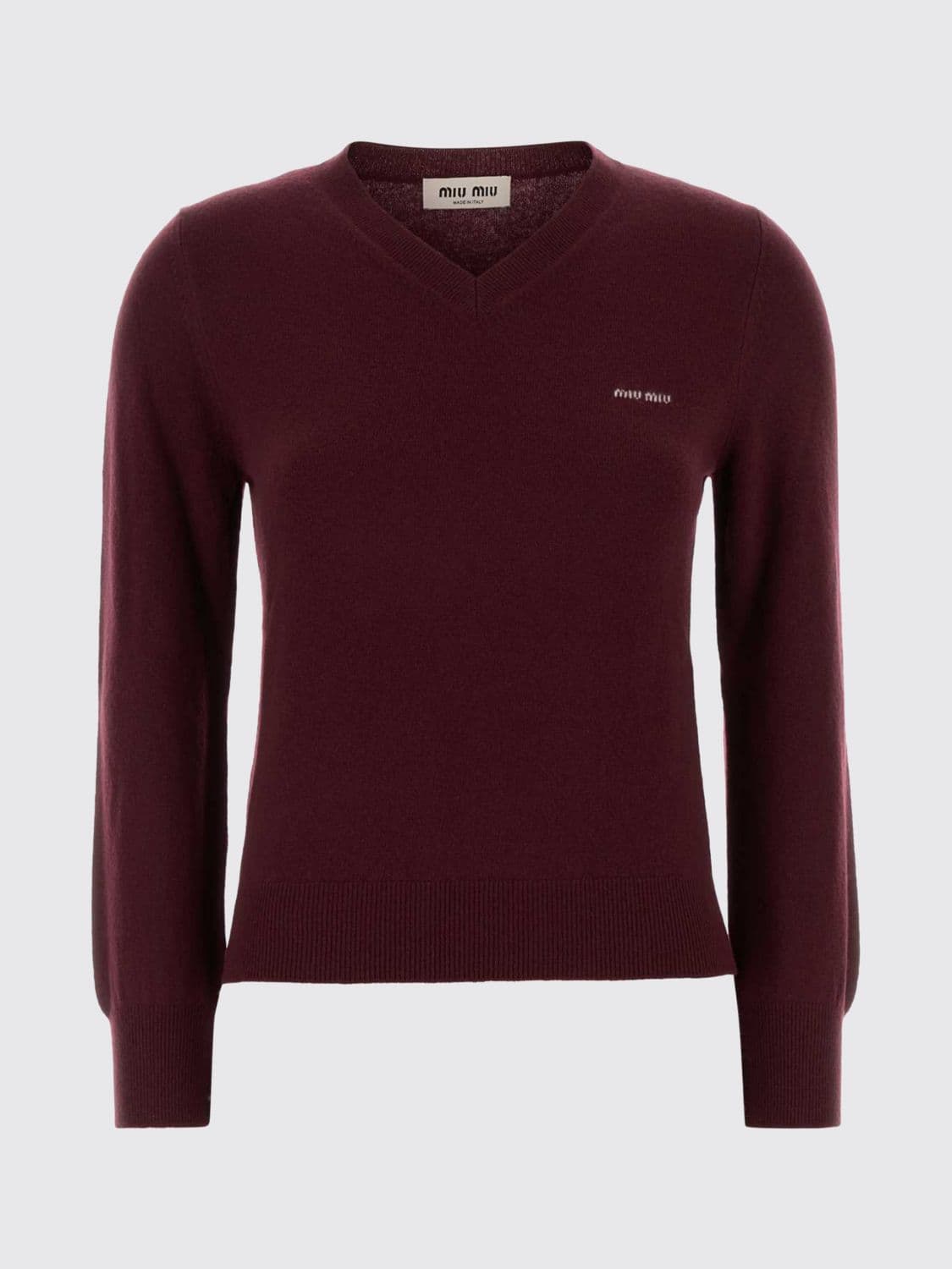 Miu Miu Sweater Woman color Amaranth
