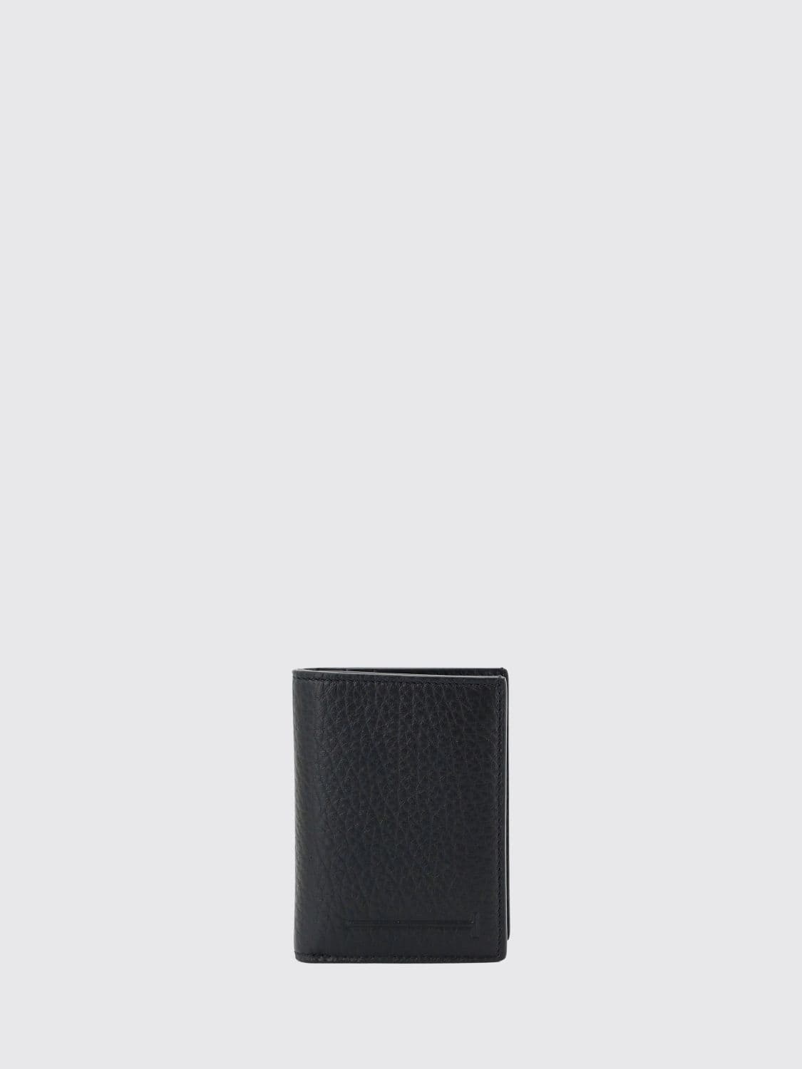 Tom Ford Grained Calfskin Bifold Card Holder with Embossed Logo · OS