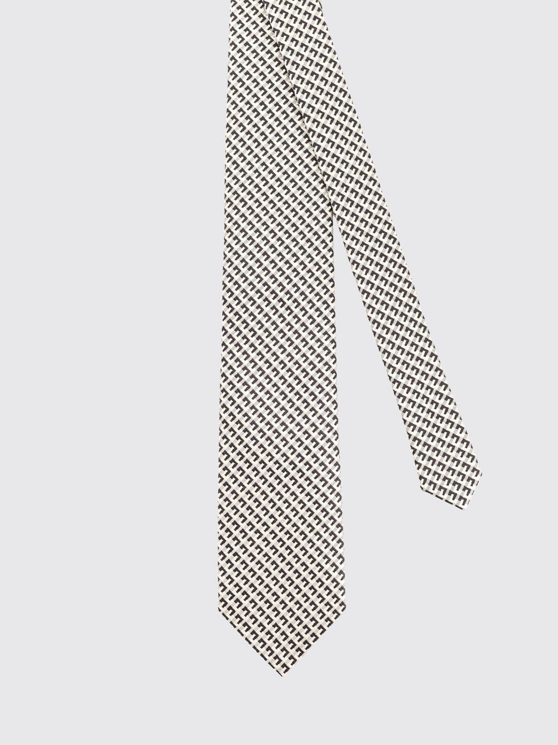 Tom Ford All-Over Graphic Print Pure Silk Tie
