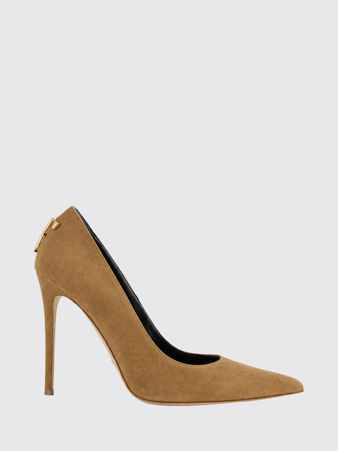 Elisabetta Franchi Suede Pumps with High Stiletto Heel