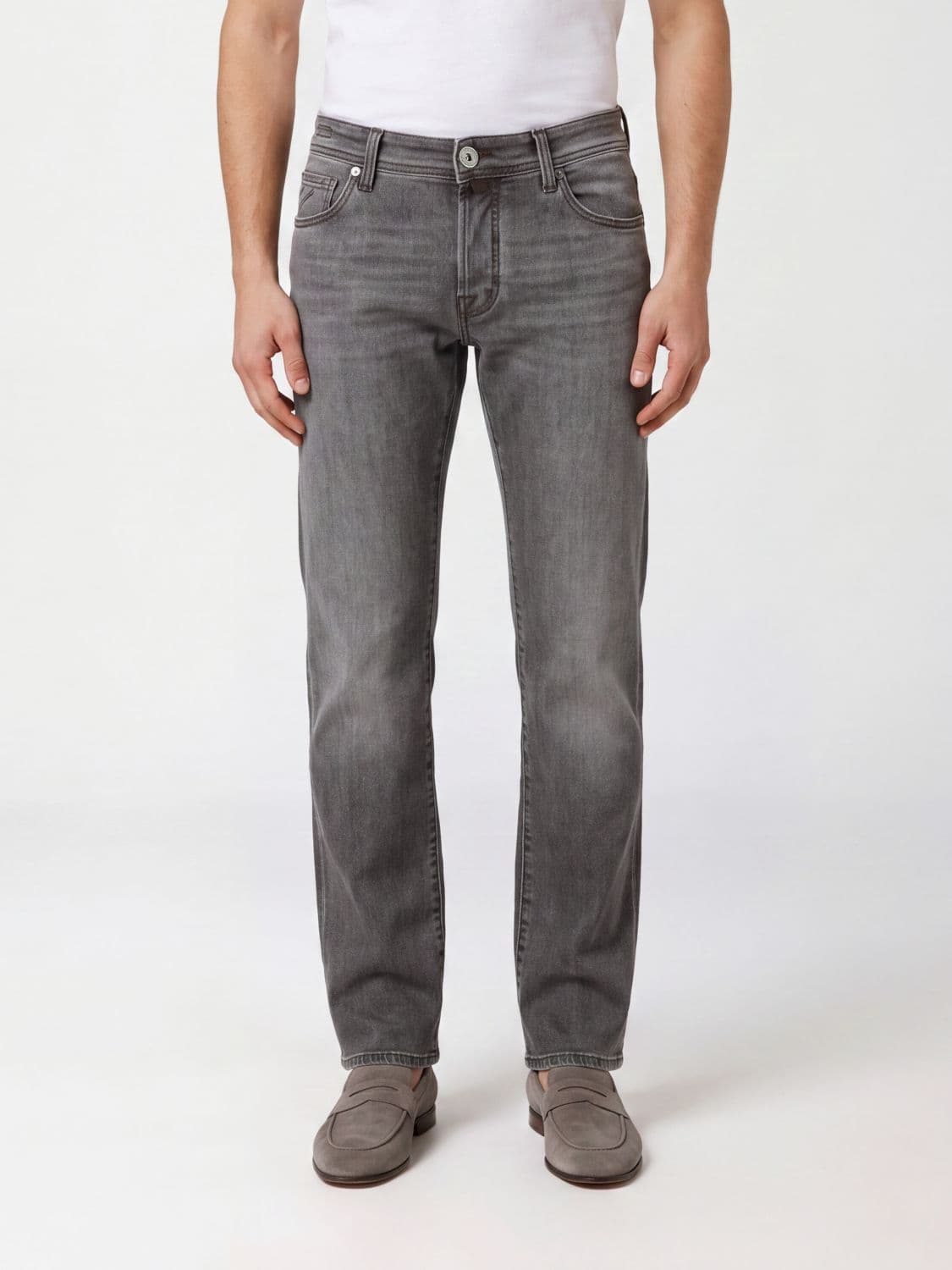 Jacob Cohen Mid-Rise Skinny Jeans in Stretch Cotton Denim