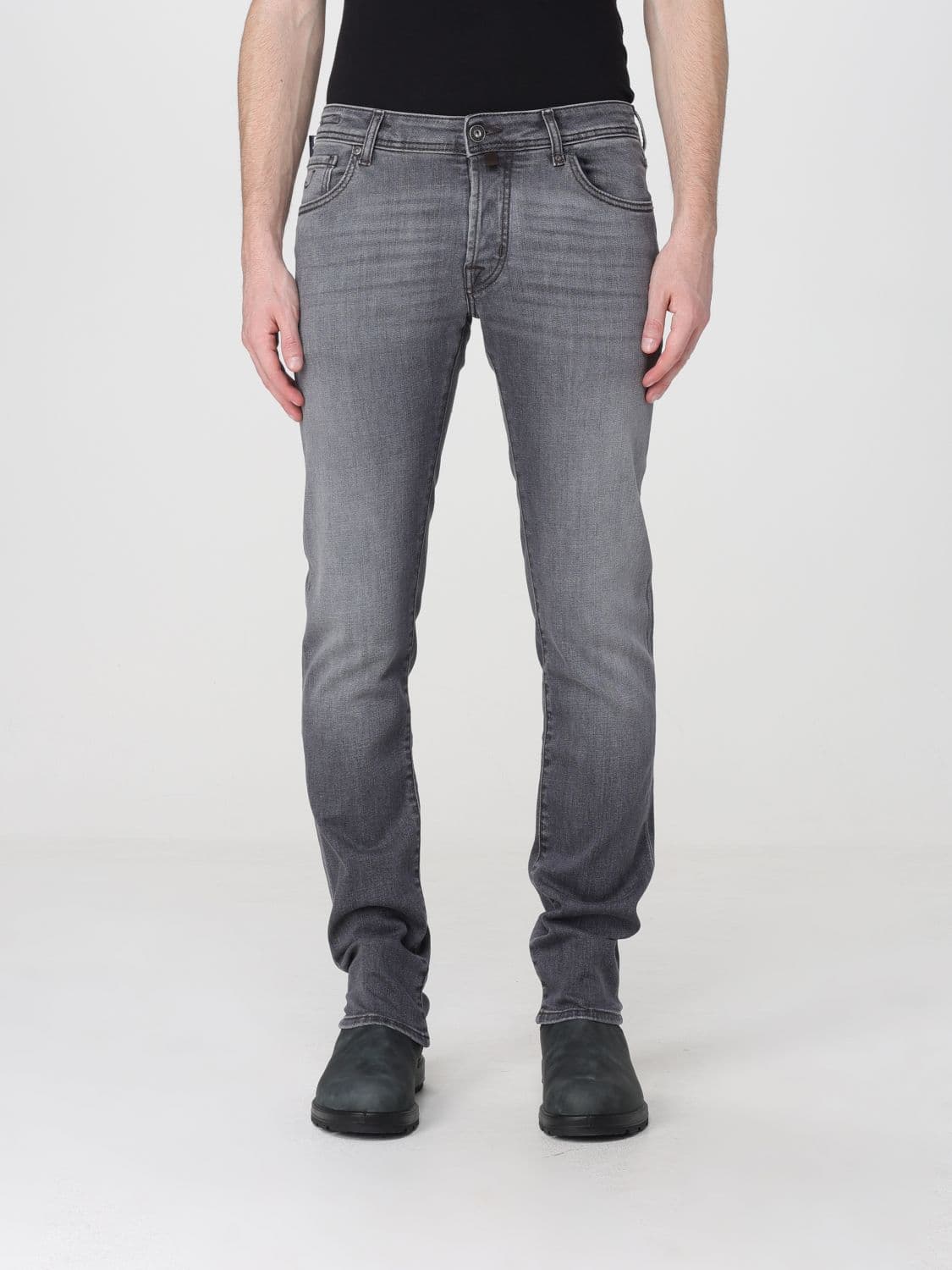 Jacob Cohen Mid-Rise Skinny Jeans in Stretch Cotton Denim