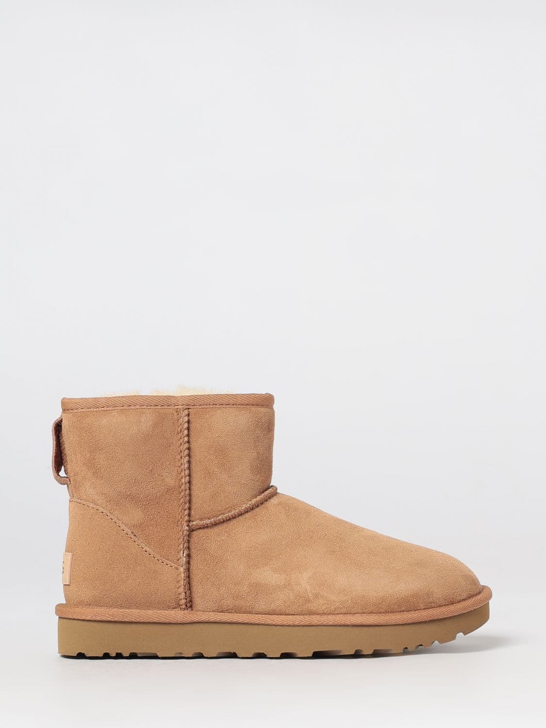 Ugg Classic Mini II Suede Ankle Boots with Shearling Lining