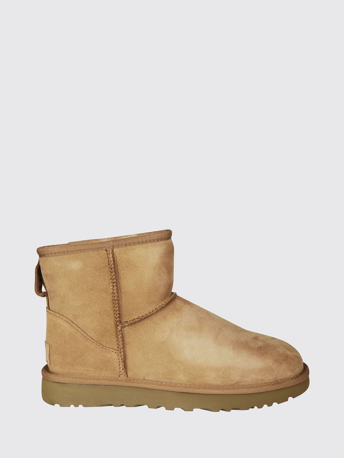 Ugg Classic Mini II Suede Ankle Boots with Shearling Lining
