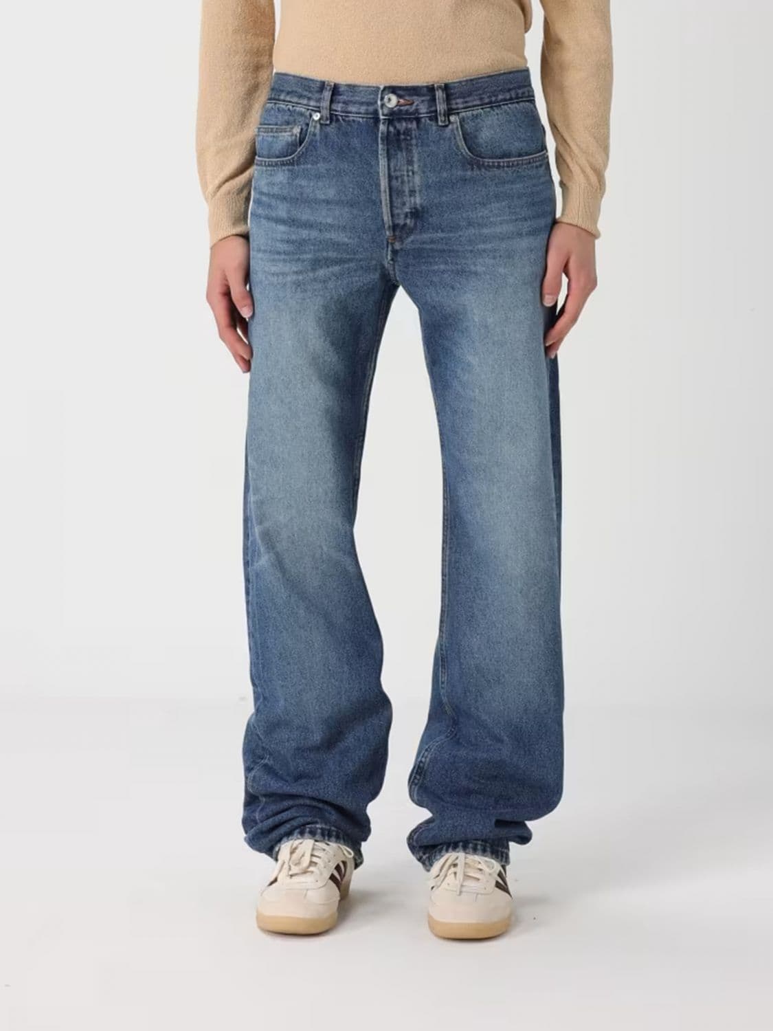 A.p.c. A. P.C. Wide-Leg Jeans in Cotton Denim