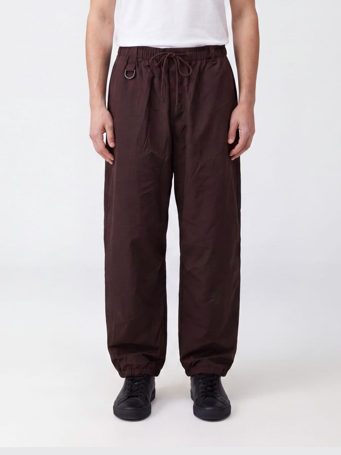 Y-3 Technical Fabric Jogging Trousers with 3 Stripes Logo