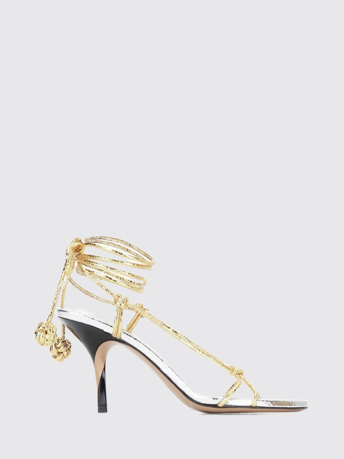 Jacquemus Heeled Sandal Woman color Gold