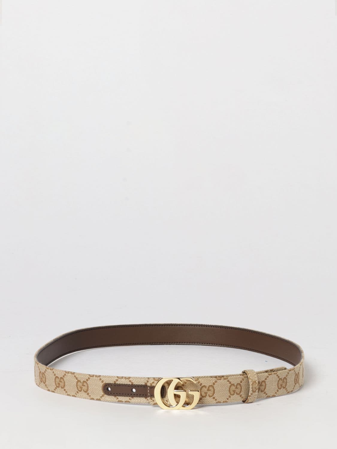 Gucci GG Marmont Leather Belt with Double G Buckle