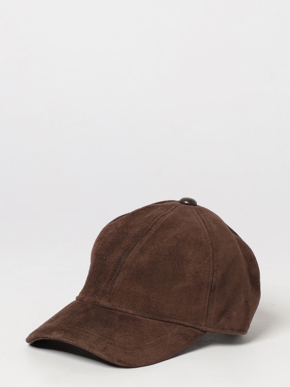 Emporio Armani Suede Baseball Cap with Embroidered Logo · OS
