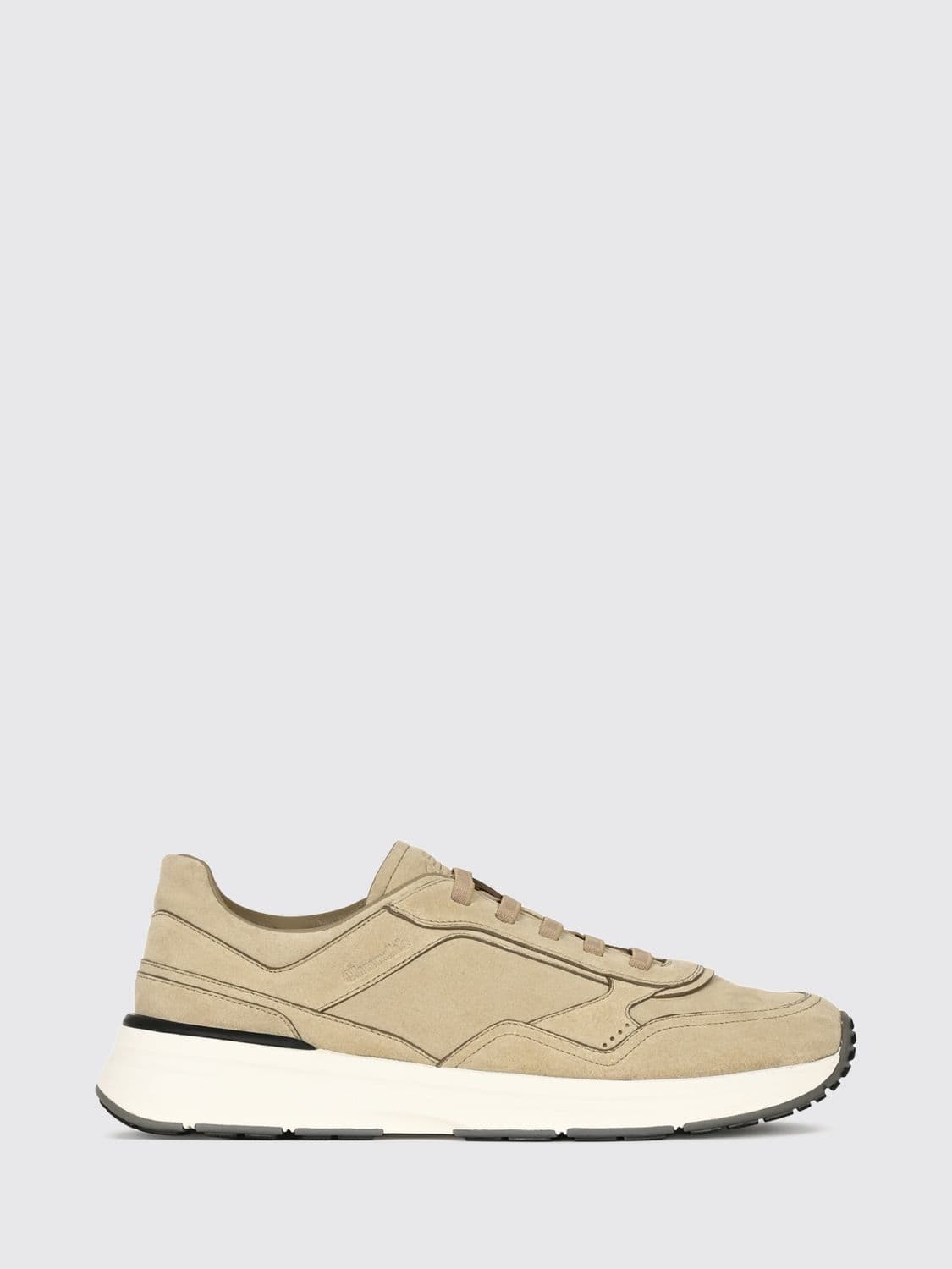 Church's Suede Leather Low-Top Sneakers with Serrated Sole