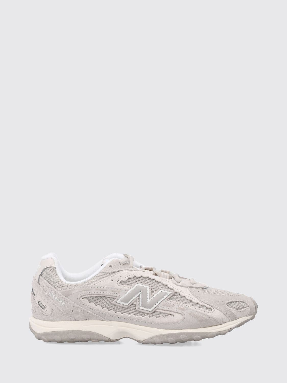 New Balance 204L Leather, Mesh and Suede Trainers with Applied Logo