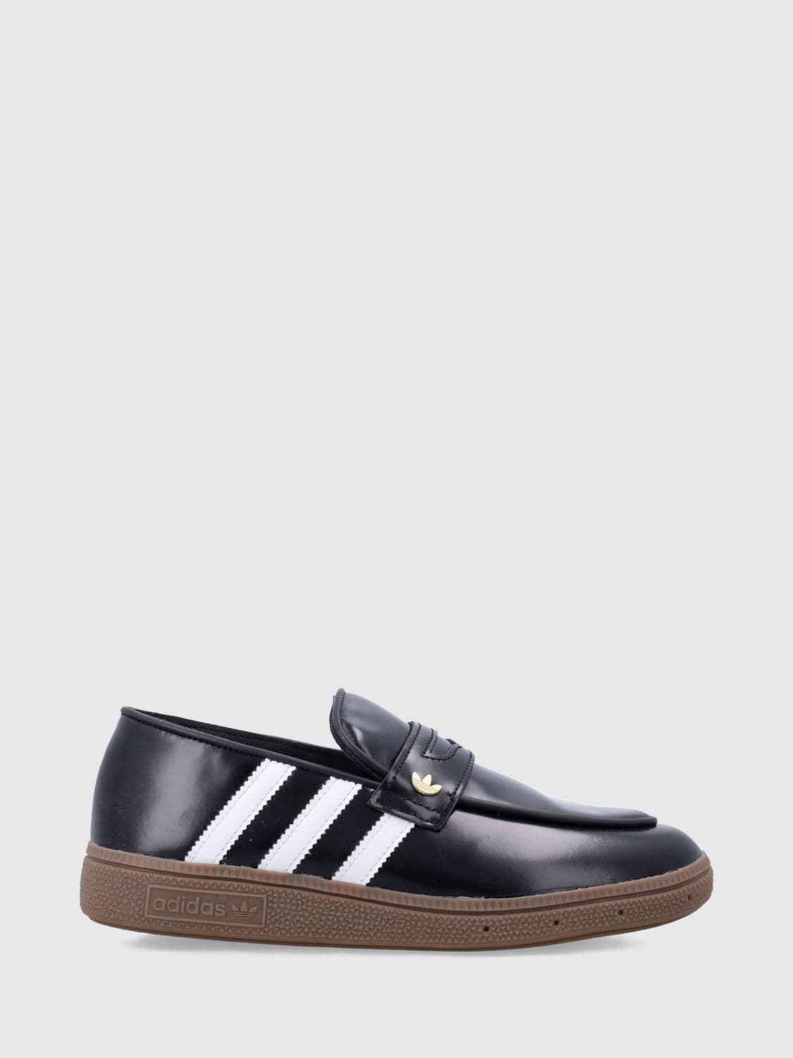 Adidas Originals Handball Spezial Leather Loafers with 3-Stripes Logo