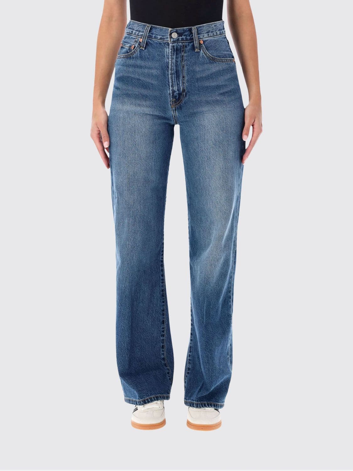 Levi's Ribcage High-Waisted Wide-Leg Jeans in Recycled Denim