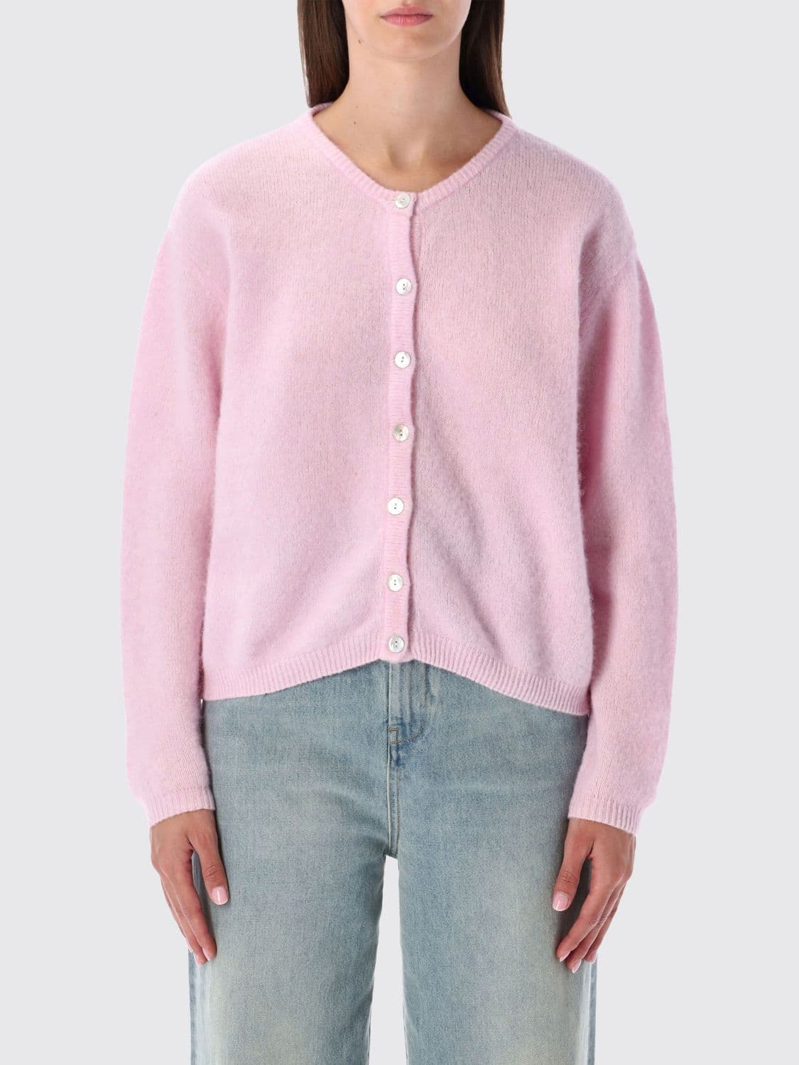 American Vintage V-Neck Alpaca and Wool Blend Cardigan