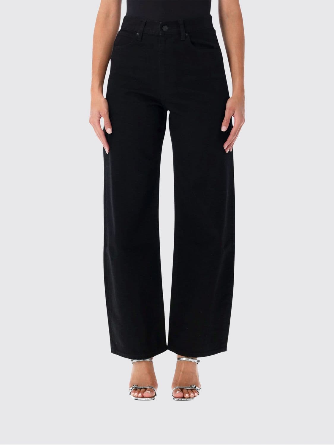 Frame The Ranger Mid-Rise Wide-Leg Cotton Jeans · 28