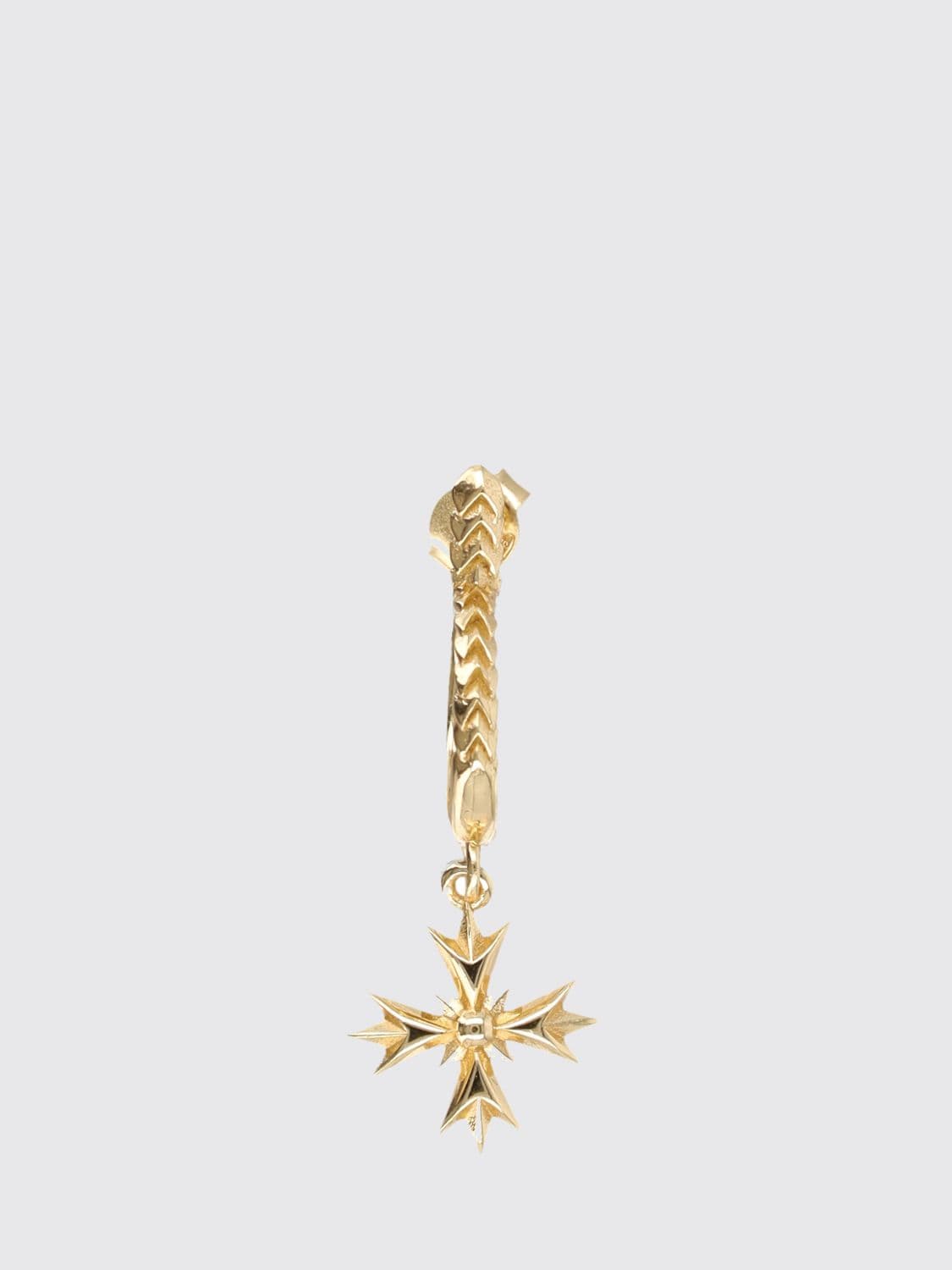 Emanuele Bicocchi 24k Gold-Plated Sterling Silver Half-Hoop Earrings · OS