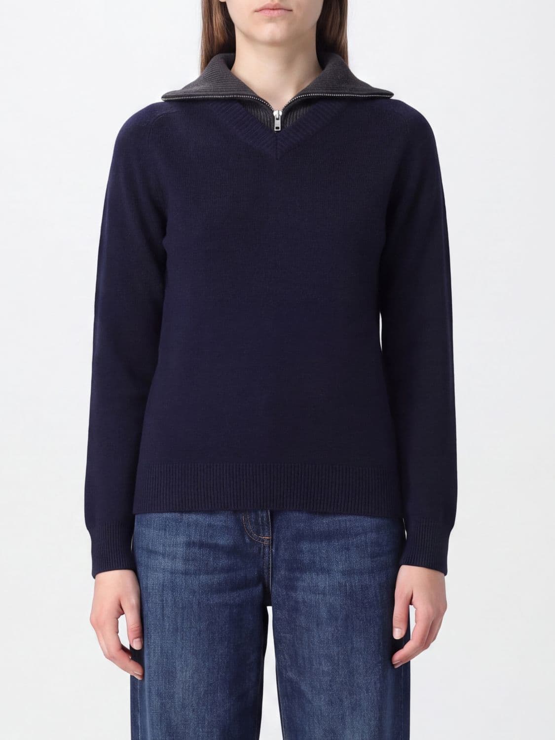 Mm6 Maison Margiela Wool and Cotton Blend Turtleneck Jumper