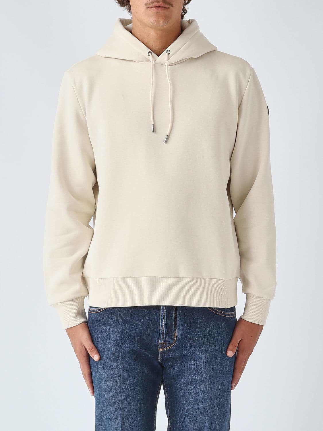 Colmar Relaxed Fit Cotton Blend Hoodie with a Contrast Logo and Drawstring