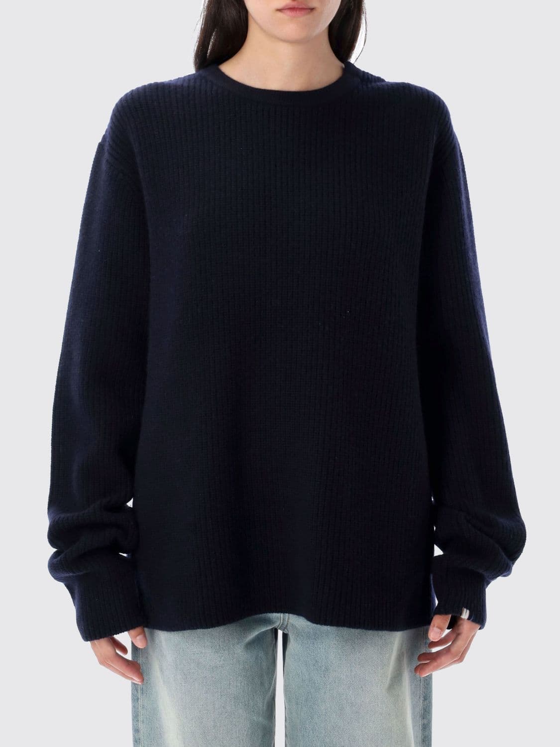 Extreme Cashmere Relaxed Fit Crewneck Jumper in 100% Cashmere
