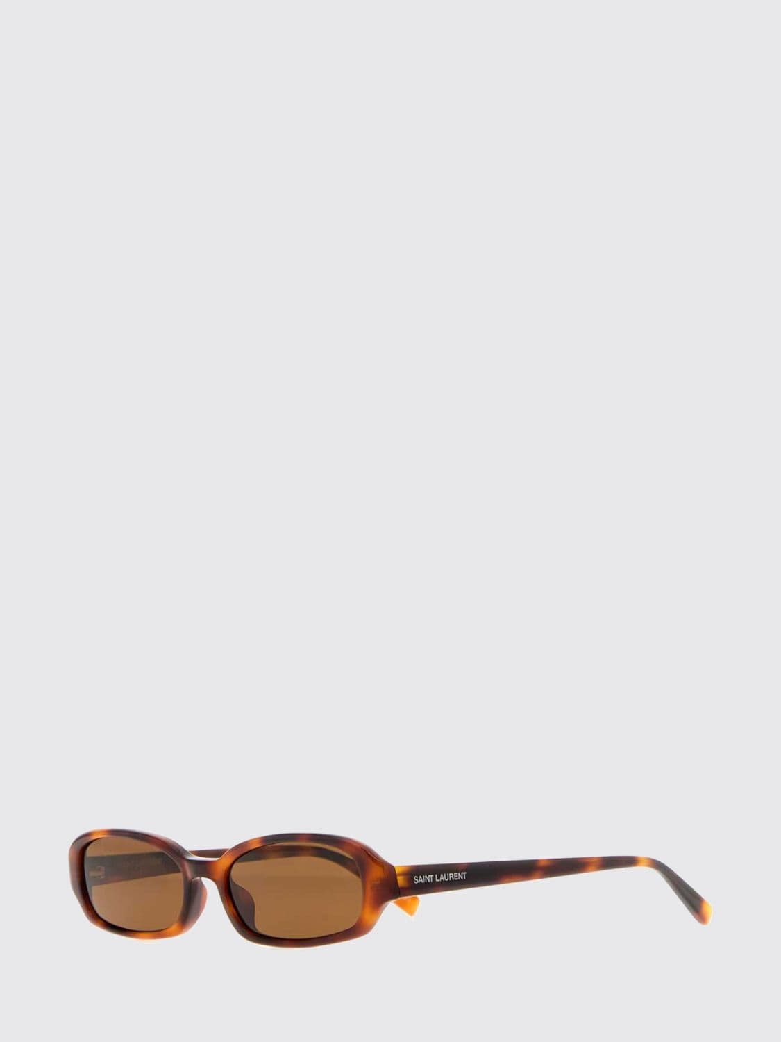 Saint Laurent Tortoiseshell Print Acetate Cat-Eye Sunglasses