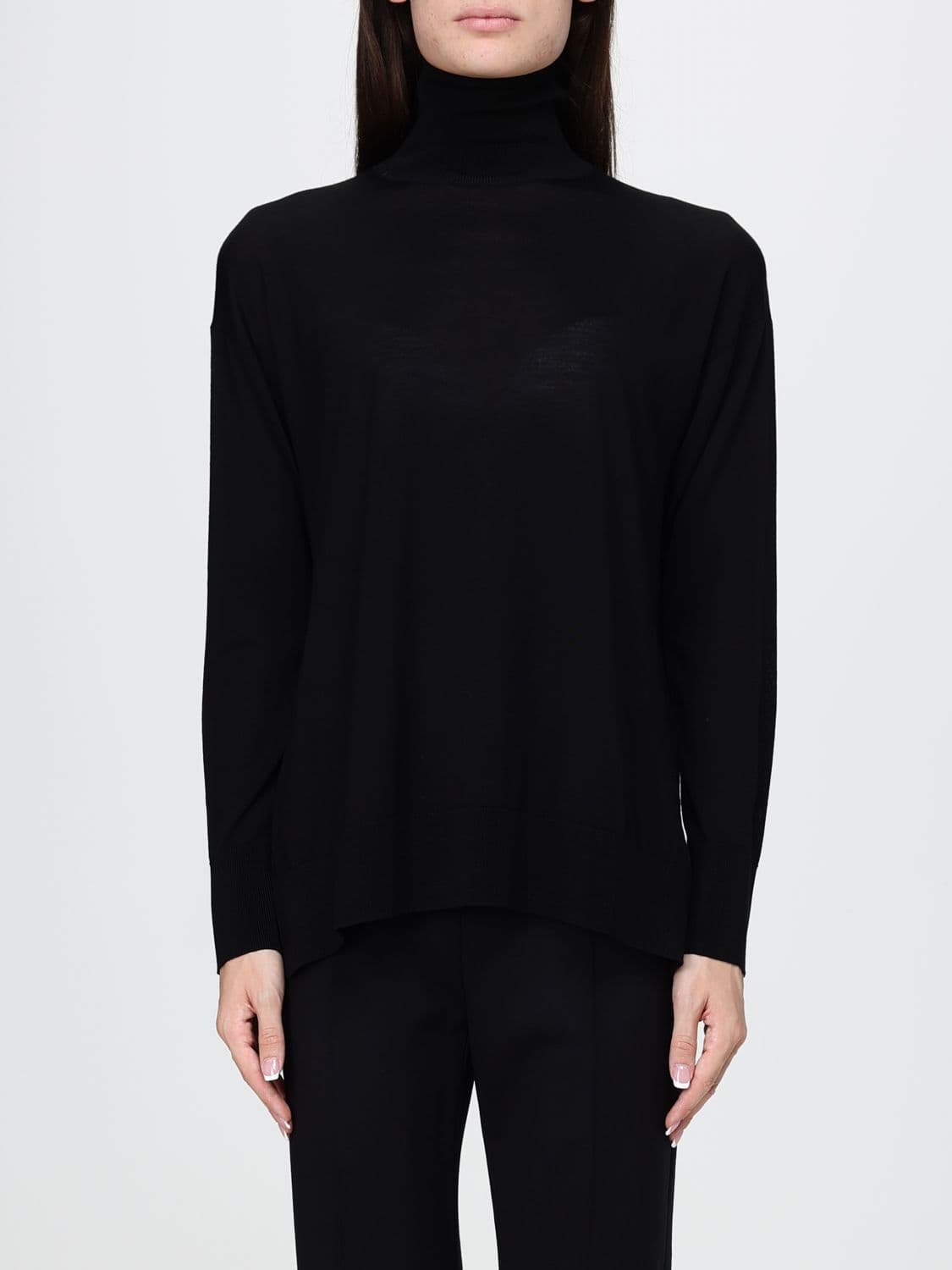 's Max Mara Classic Long-Sleeved Turtleneck Jumper Crafted in Pure Wool · S